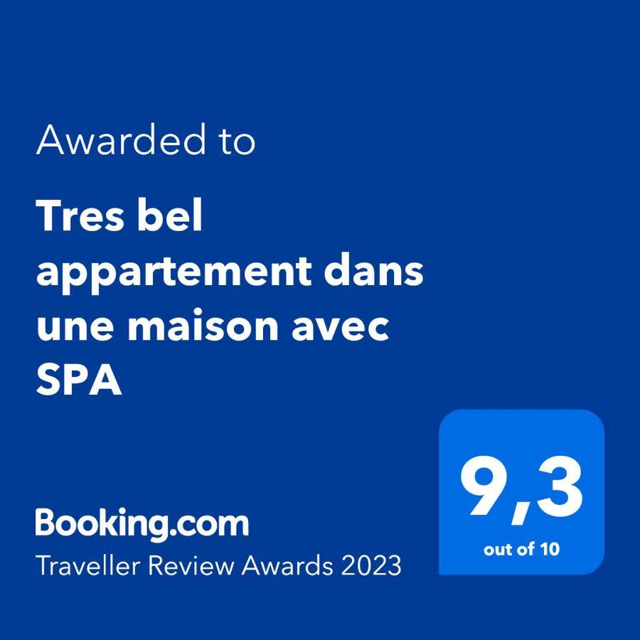 Tres Bel Appartement Dans Une Maison Avec Spa Séez Екстериор снимка